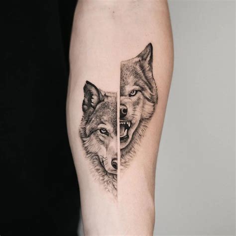 tatuajes para mujeres lobos|20 tatuajes de lobos: pequeños, en el brazo, tribales…